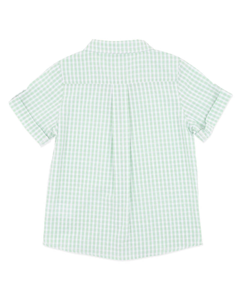 Roman Green Check SS Shirt