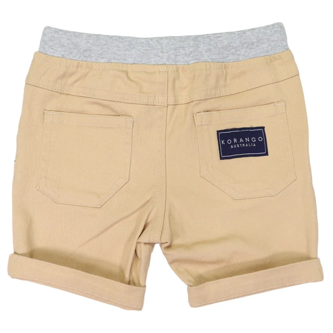 Stretch Twill Short- Sheepskin