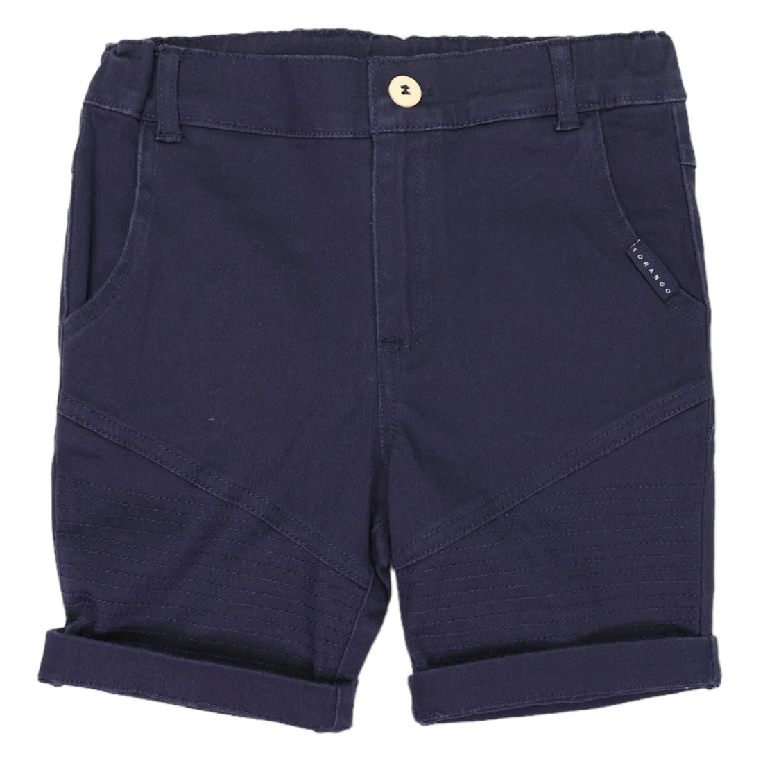 Stretch Cotton Twill Short- Navy