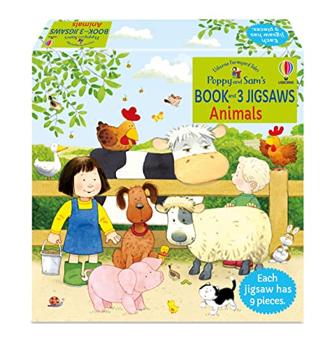 Usborne Book & Jigsaws- Animals