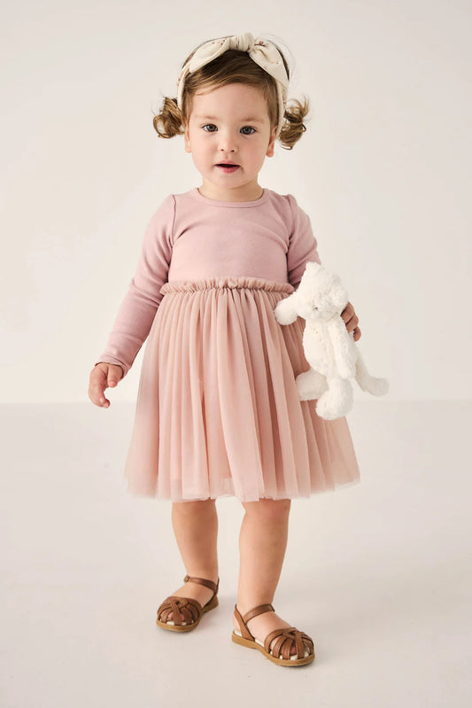 Anna Tulle Dress- Powder Pink