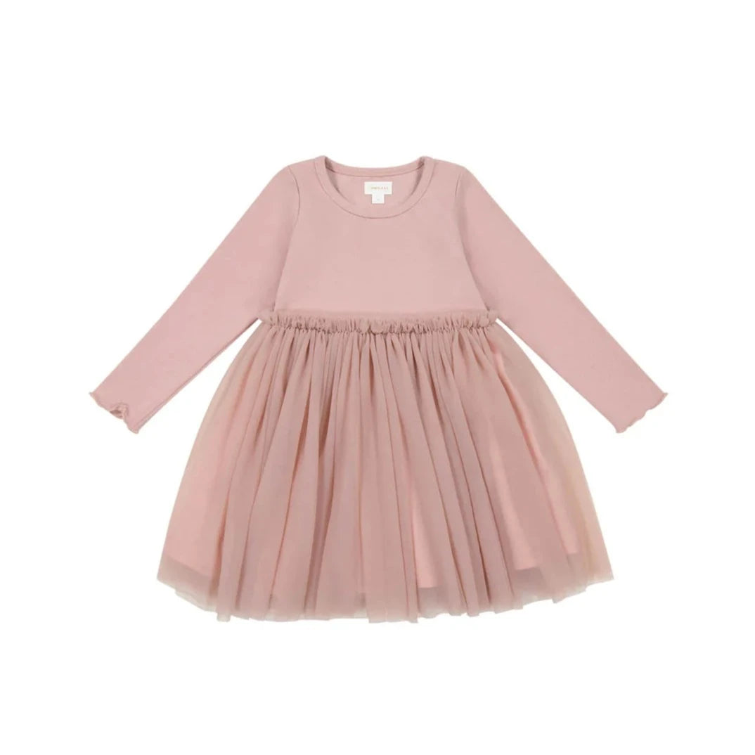 Anna Tulle Dress- Powder Pink