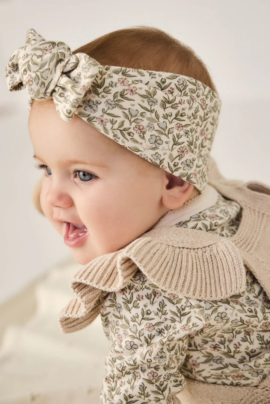 Organic Cotton Headband- Ariella Eggnog