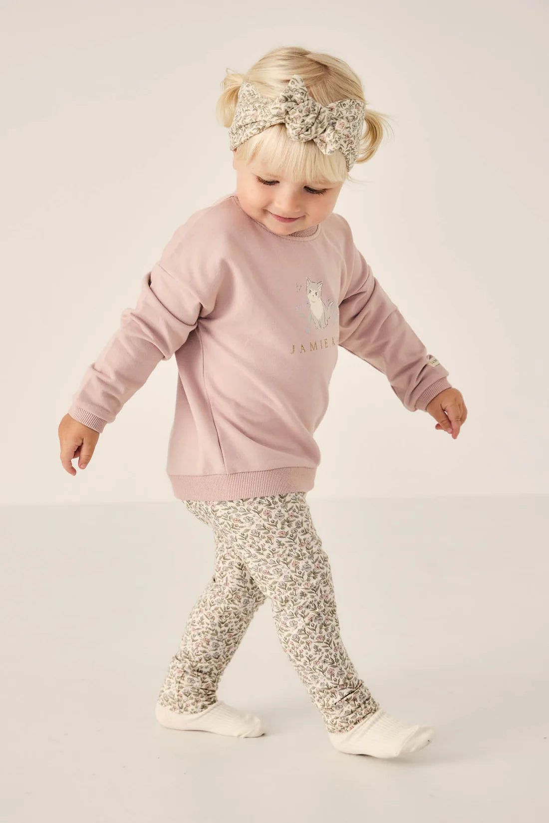 Organic Cotton Everyday Legging- Ariella Eggnog