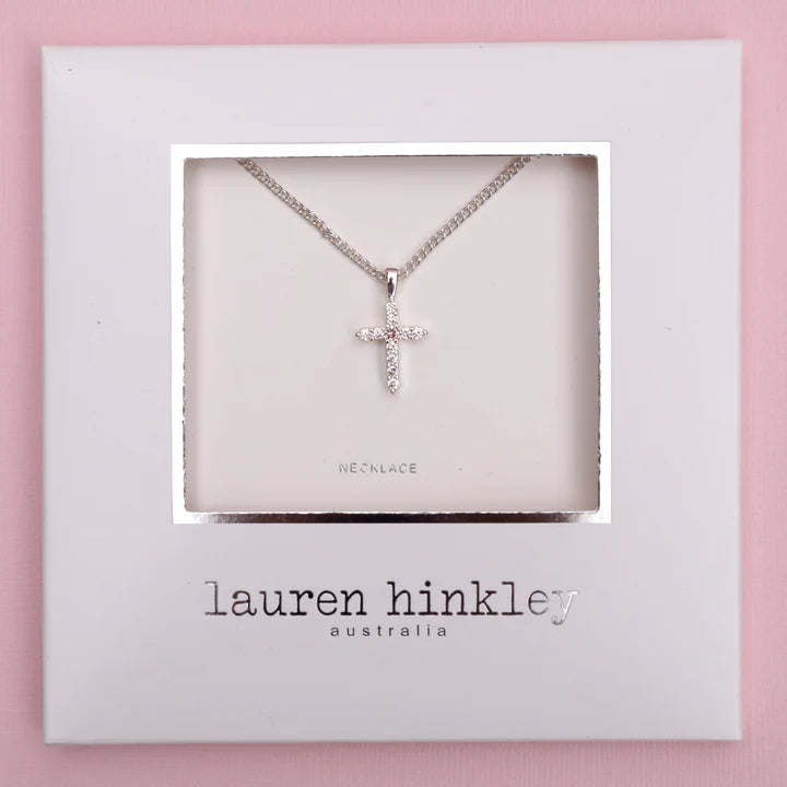 Diamante Cross Necklace