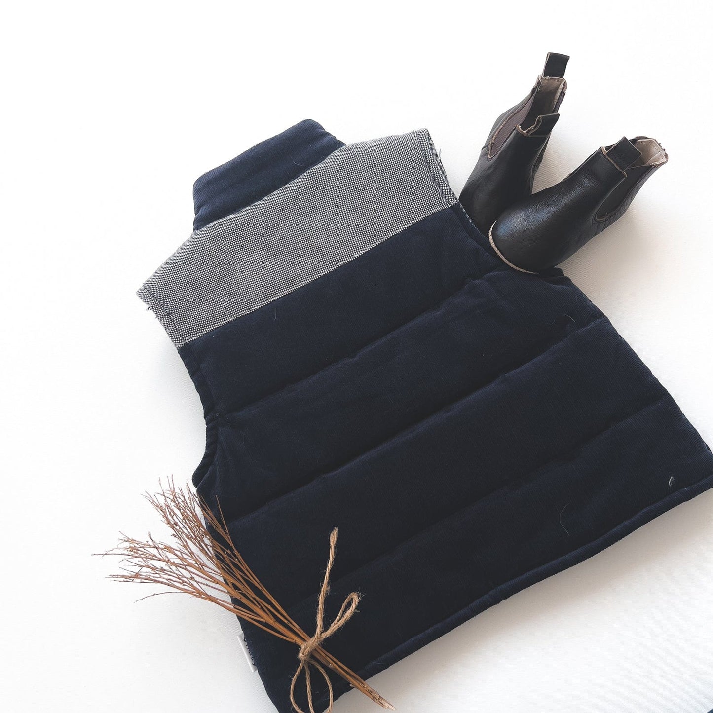 Cooper Vest- Navy Corduroy