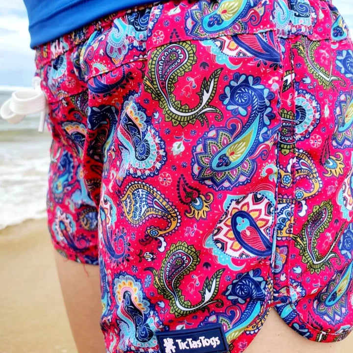 Girls Beach Swim Short- Fiesta