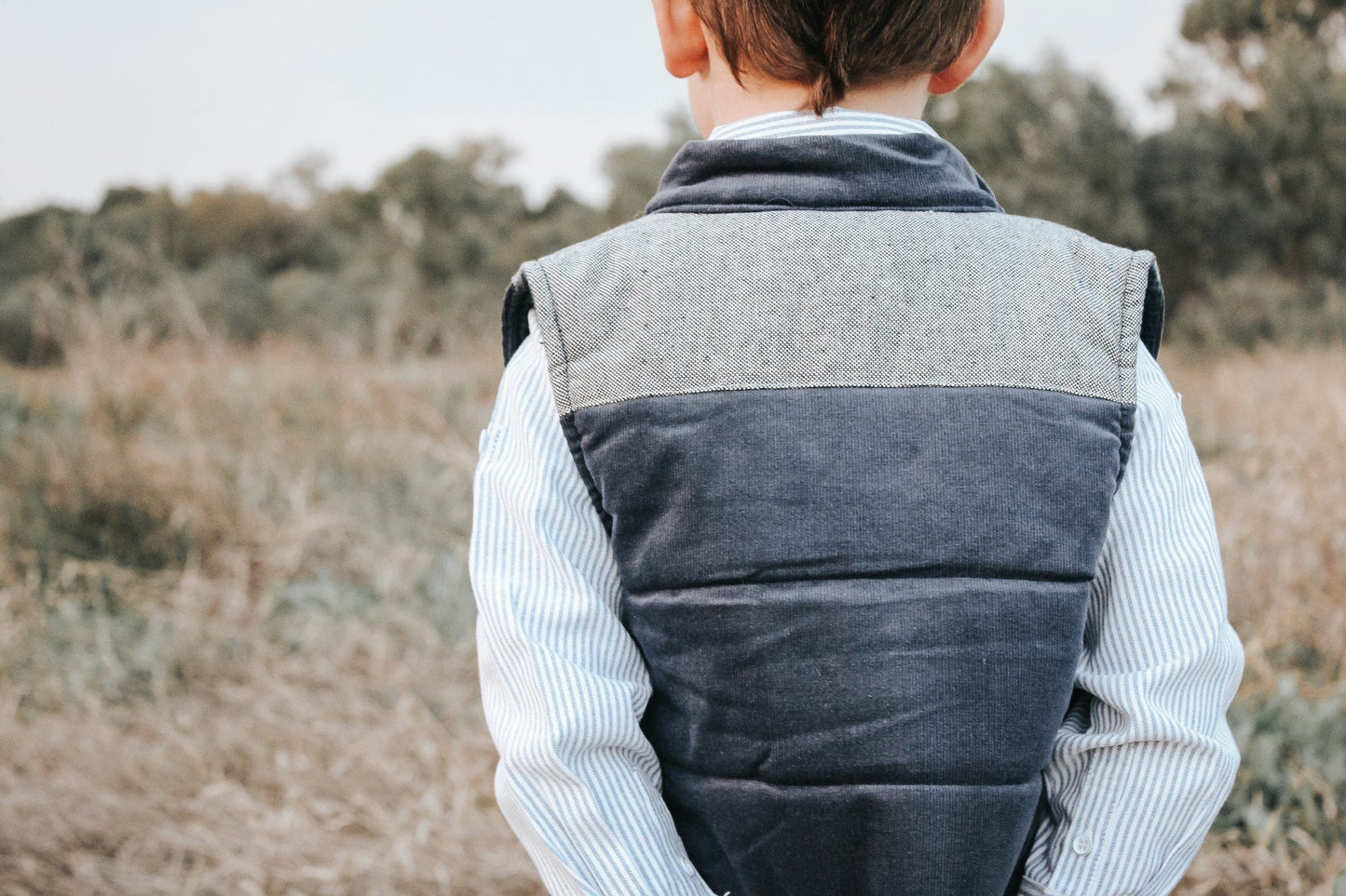 Cooper Vest- Navy Corduroy