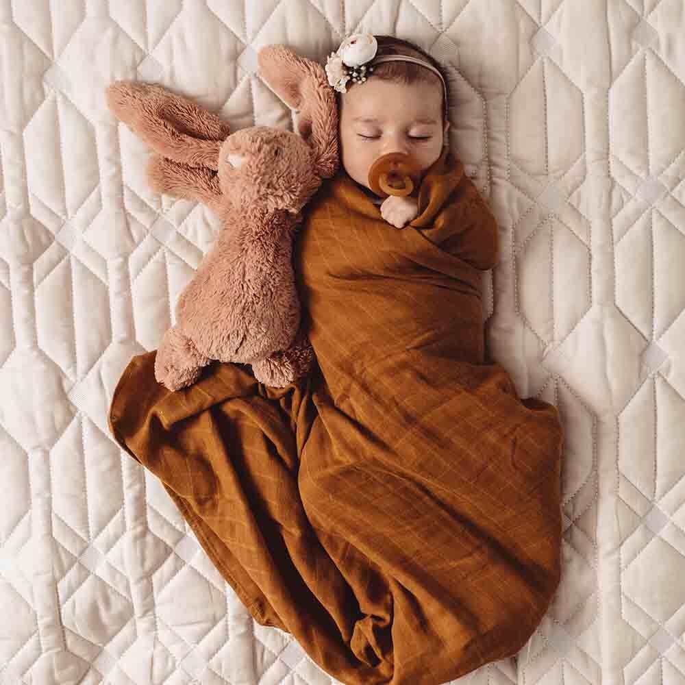 Organic Muslin Wrap- Bronze