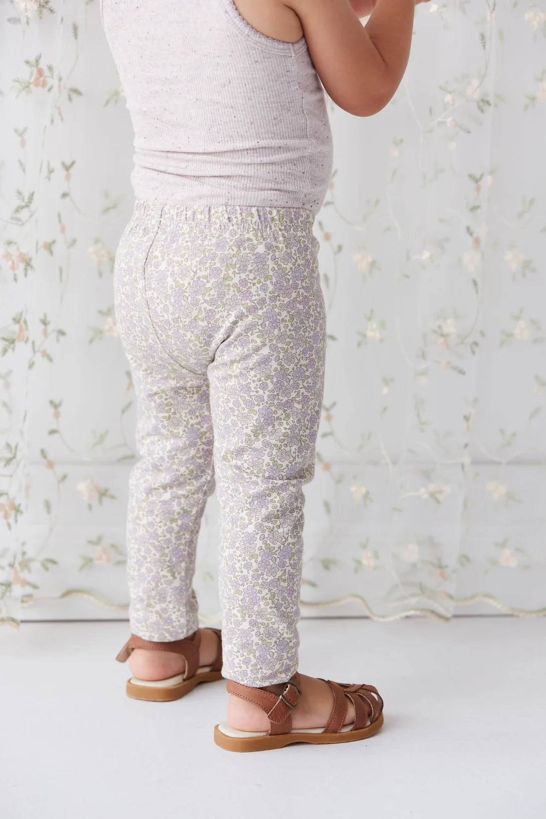 Organic Cotton Everyday Legging - Chloe Lavender