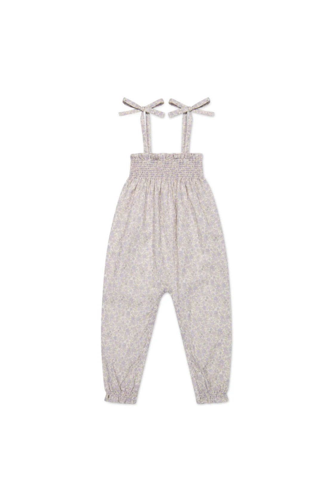 Organic Cotton Summer Playsuit- Chloe Lavender