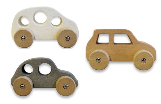 Chunky Wooden Cars