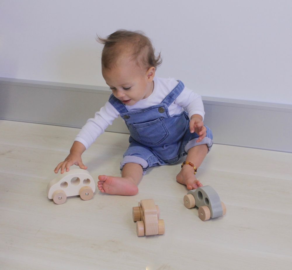 Chunky Wooden Cars