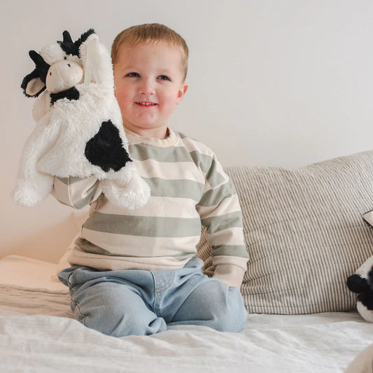 Clover The Cow Black Hoochy Coochie Puppet Comforter