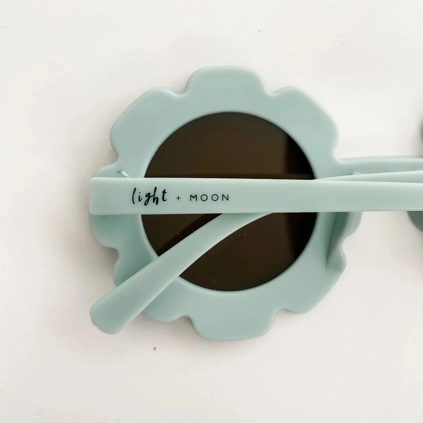 Dusty Blue Flower Sunglasses