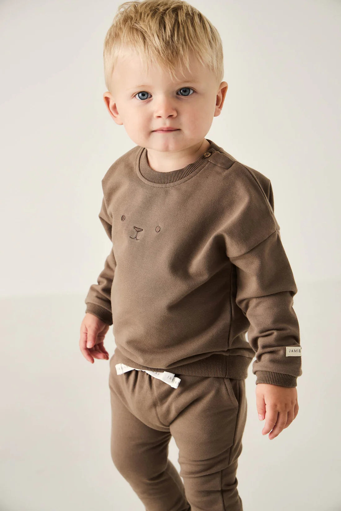 Organic Coton Damien Sweatshirt- Bear