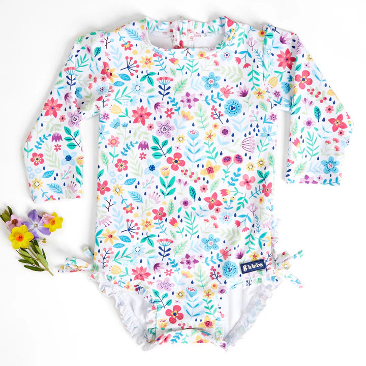 Nappy Change Swimsuit- Ditsy Daisy