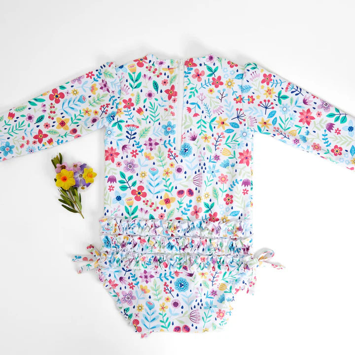 Nappy Change Swimsuit- Ditsy Daisy