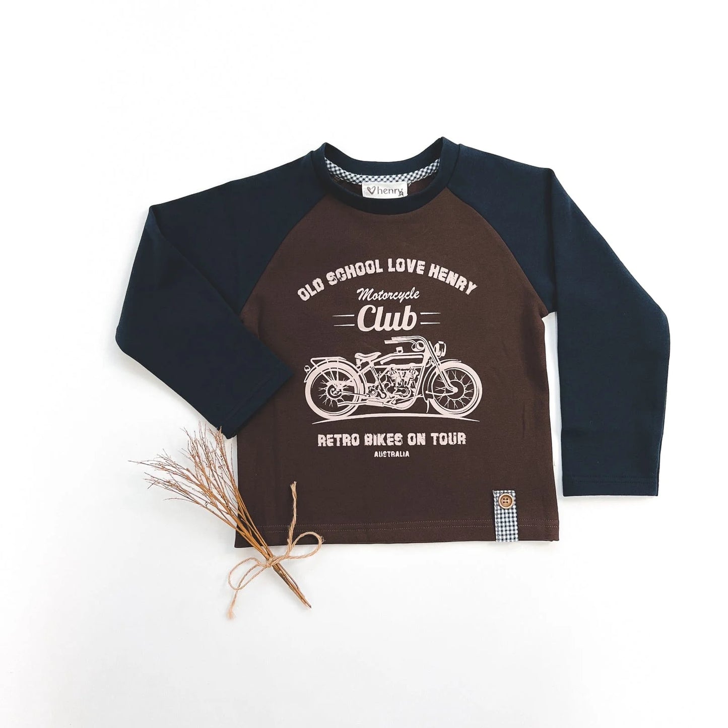 Long Sleeve Graphic Tee- Motocycle Club