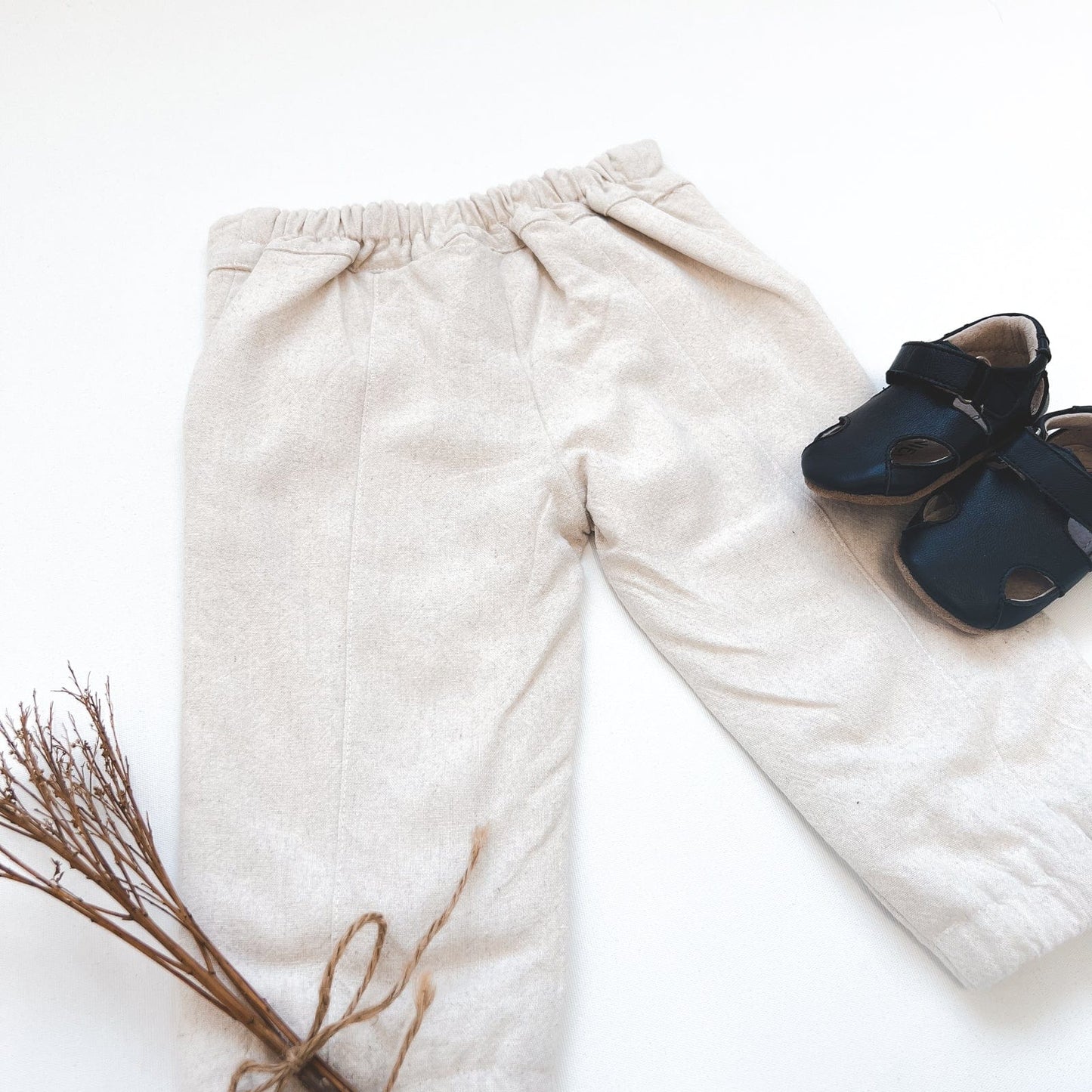 Girls Harem Pants- Oatmeal