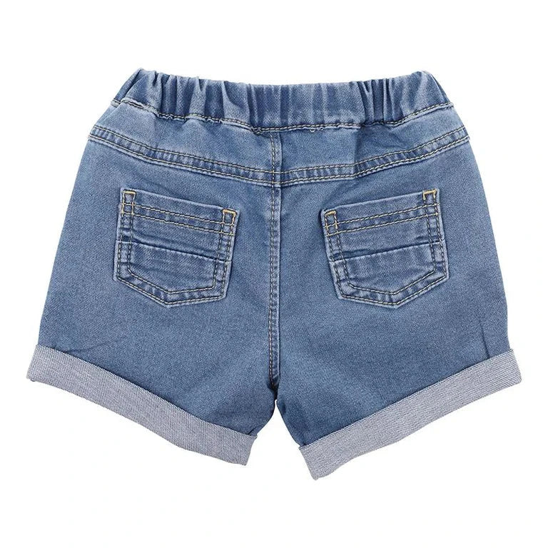 Boys Knit Denim Shorts