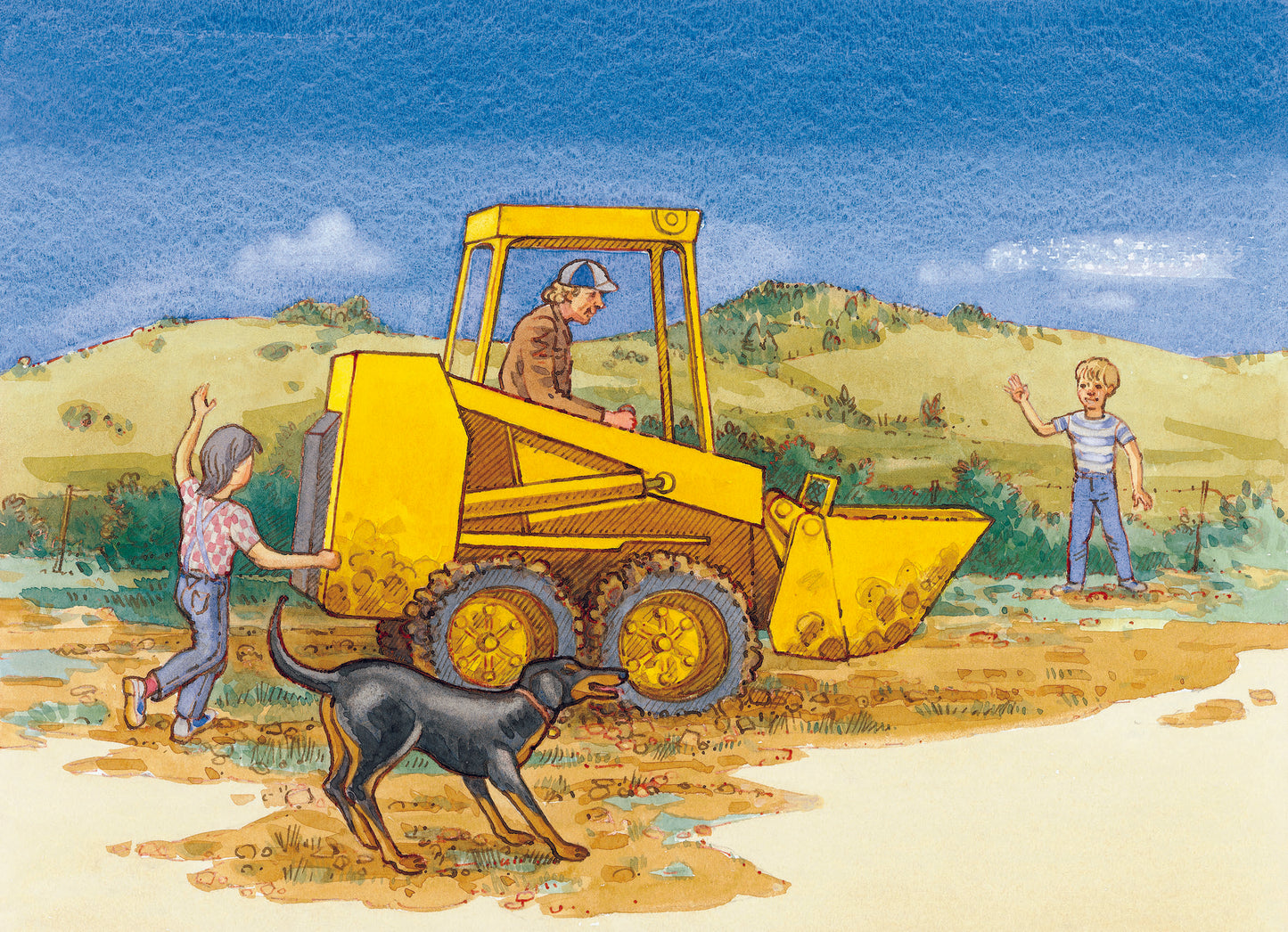 Little Yellow Digger (Board Book)