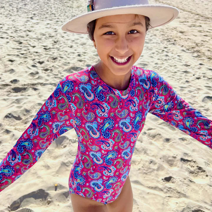 Long Sleeve Swimsuit- Fiesta