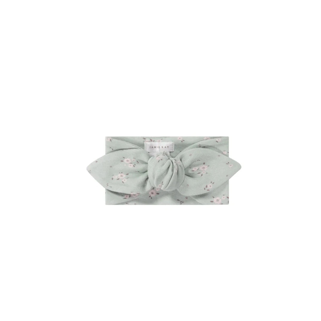 Organic Cotton Headband- Lulu Blue