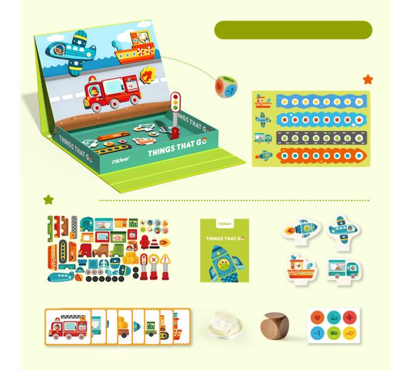 2 In 1 Magnetic Traffic Game