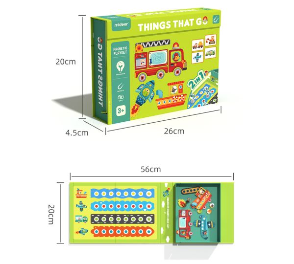 2 In 1 Magnetic Traffic Game