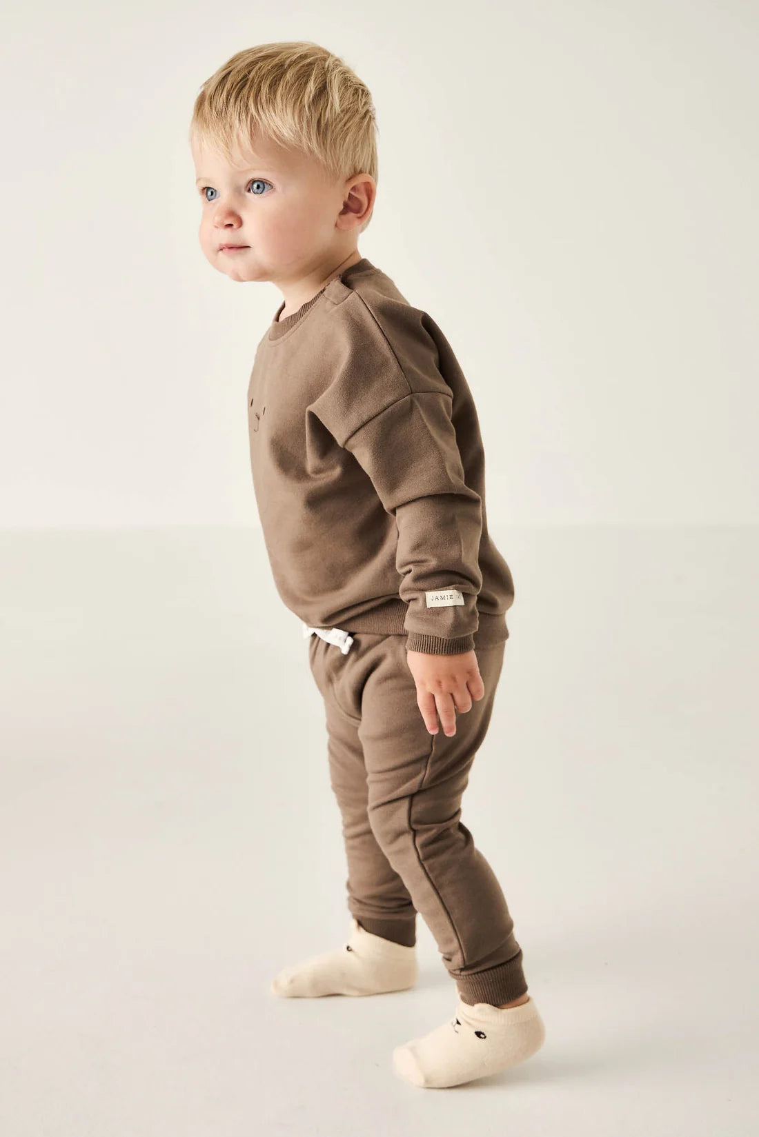 Organic Cotton Morgan Track Pant- Bear