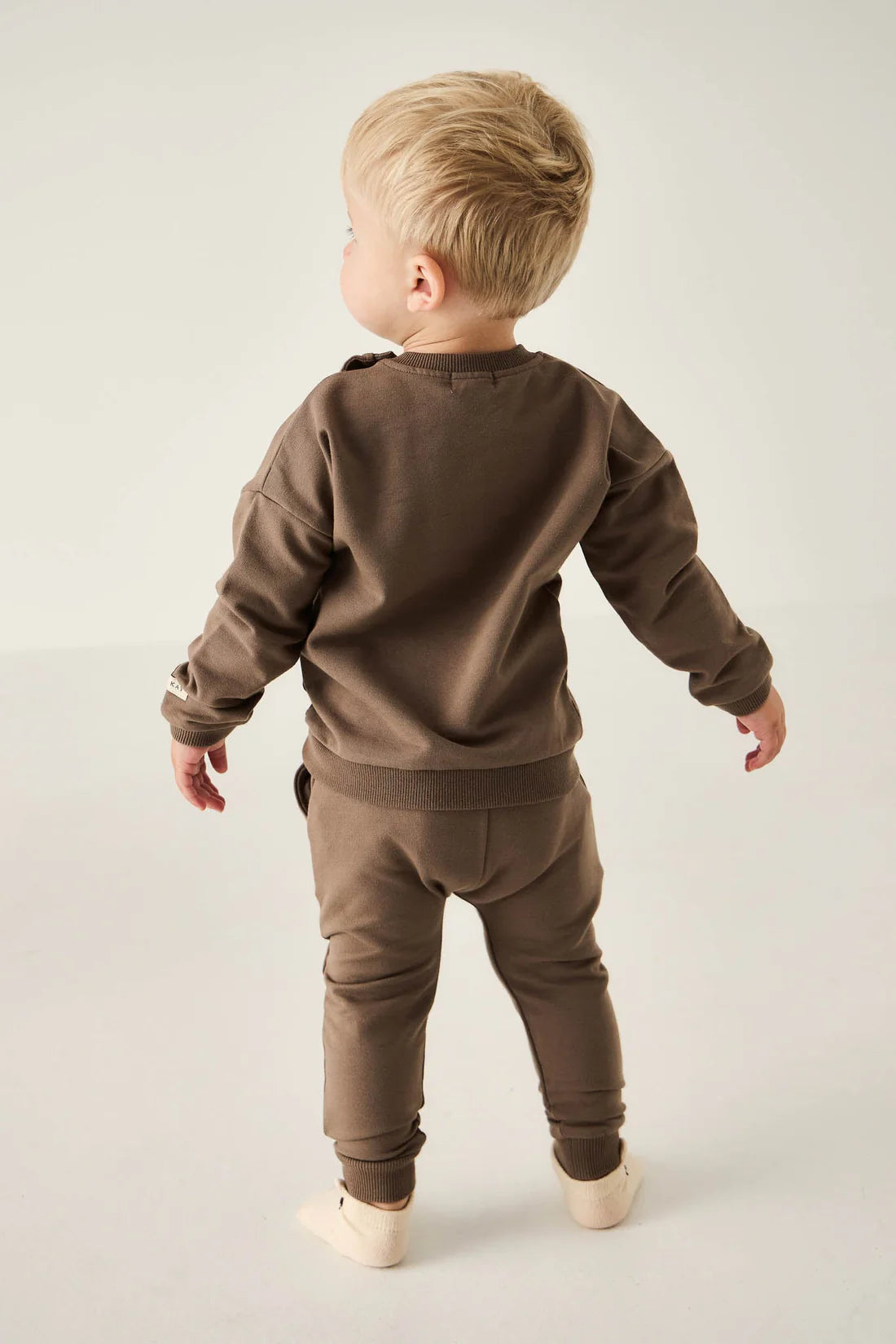 Organic Cotton Morgan Track Pant- Bear