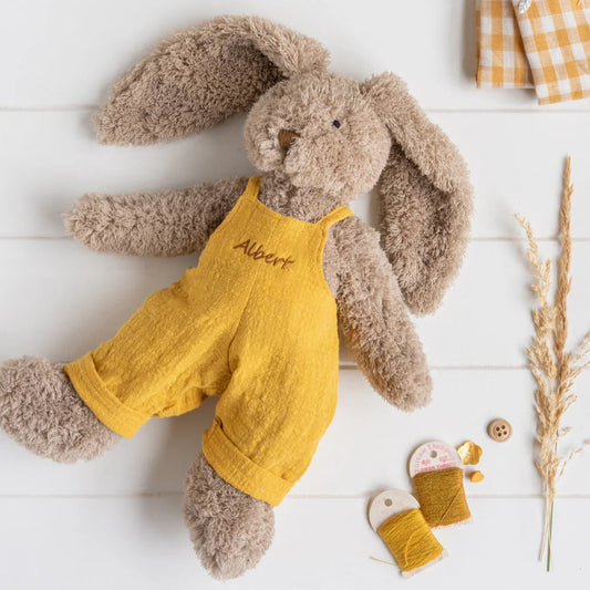 Mr Honey Bunny Soft Plush Teddy- Mustard