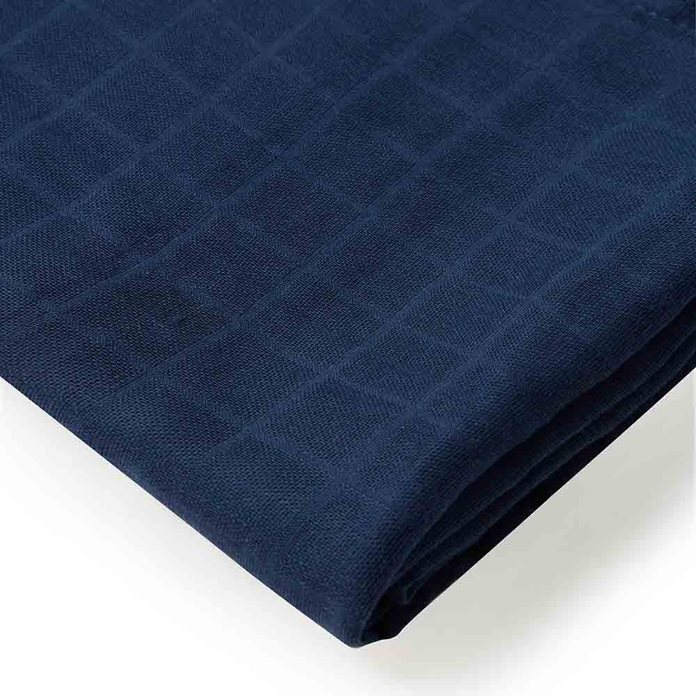 Organic Muslin Wrap- Navy