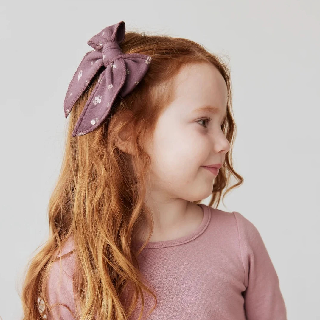 Organic Cotton Noelle Bow- Irina Fig