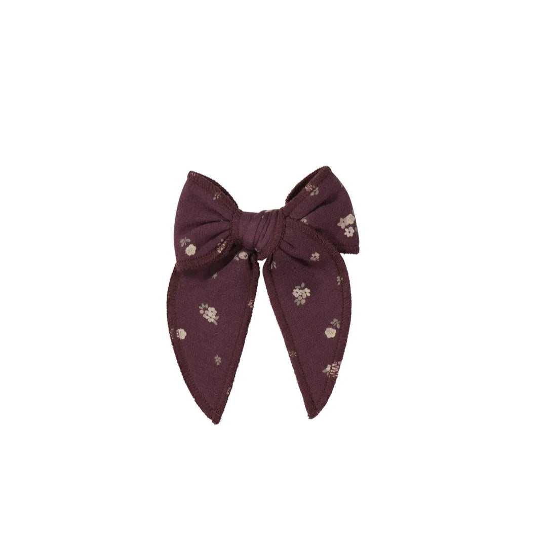 Organic Cotton Noelle Bow- Irina Fig