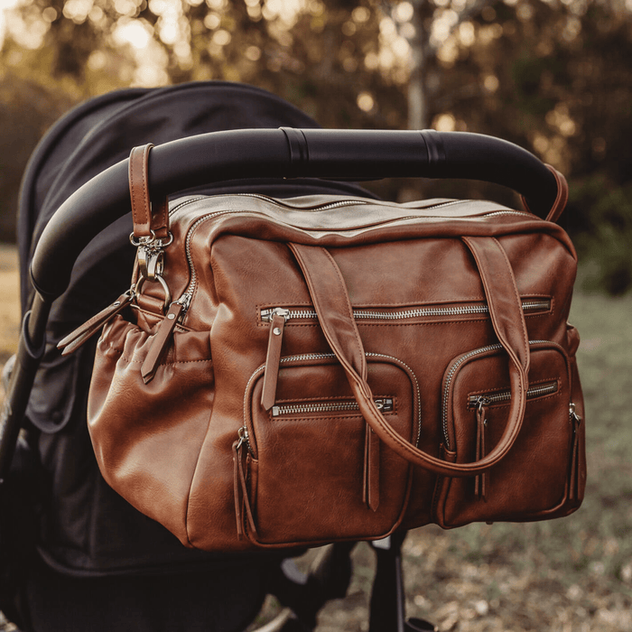 Carry All- Tan Vegan Leather