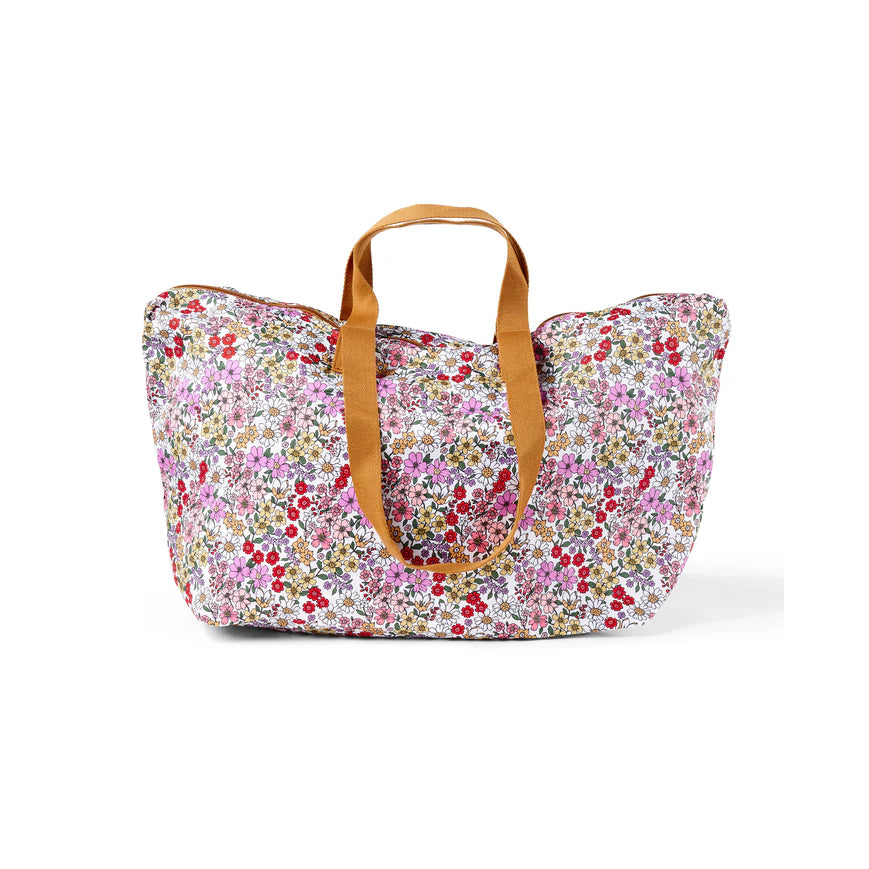Fold-Up Tote- Daisy