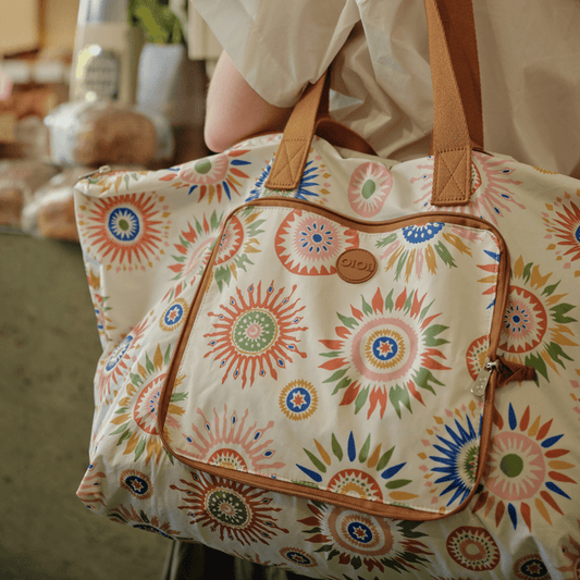 Fold-Up Tote- Sunburst
