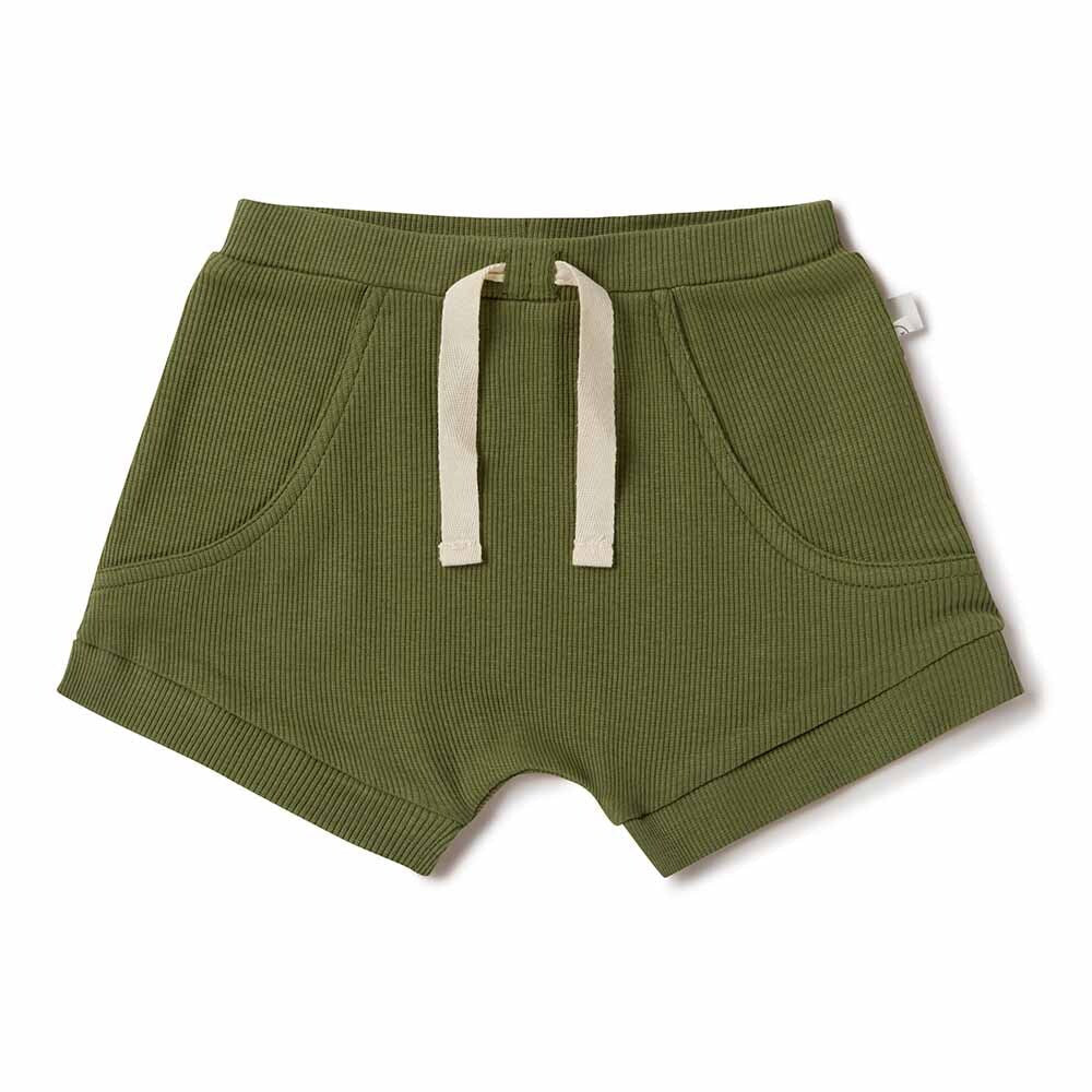 Organic Shorts - Olive