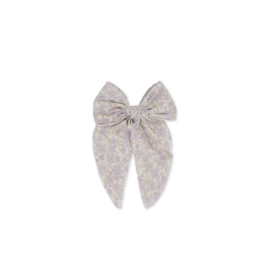 Organic Cotton Bow- Chloe Lavender