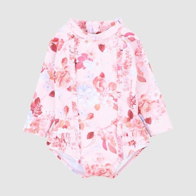 Pheobe Print Long Sleeve Sunsuit