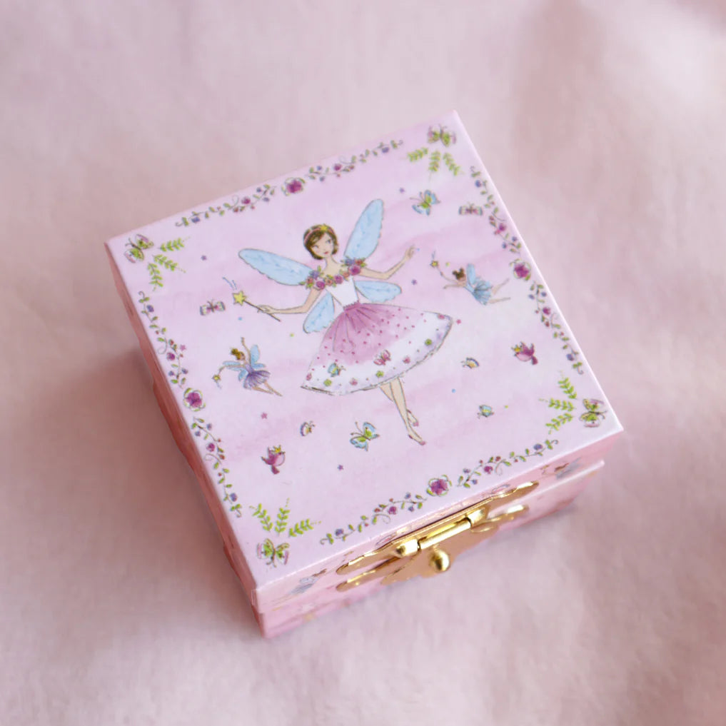 Crystal Shining Star Ring With Fairy Box