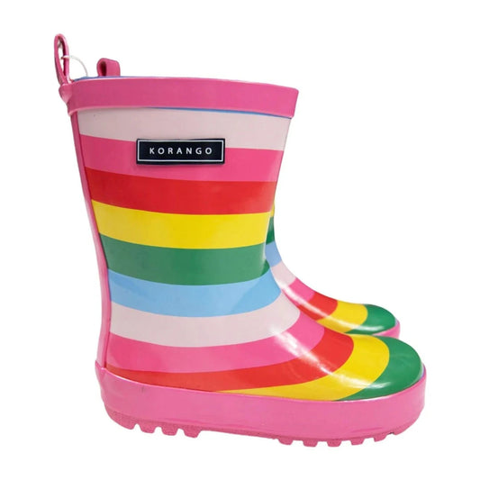 Rainbow Striped Gumboot