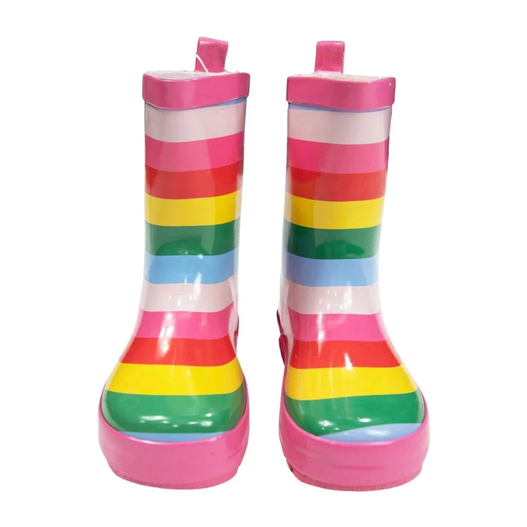 Rainbow Striped Gumboot