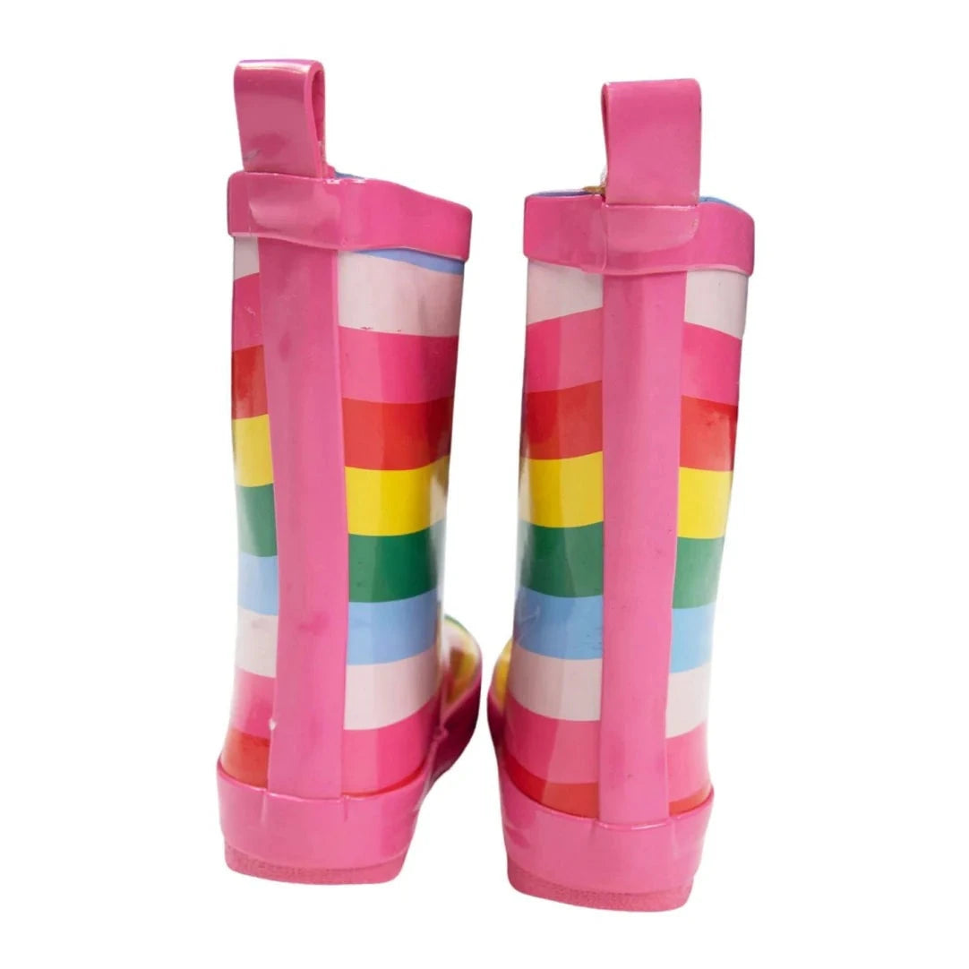 Rainbow Striped Gumboot