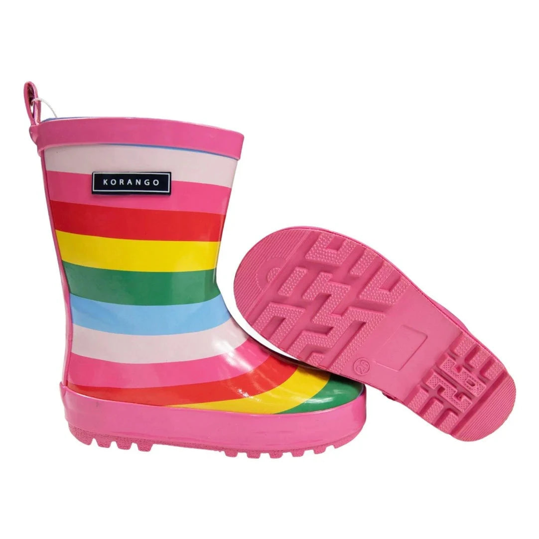 Rainbow Striped Gumboot