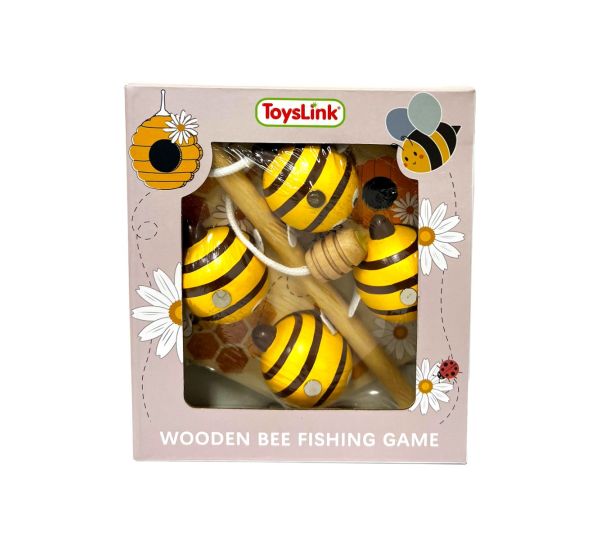 Wooden Bee Fishing Game