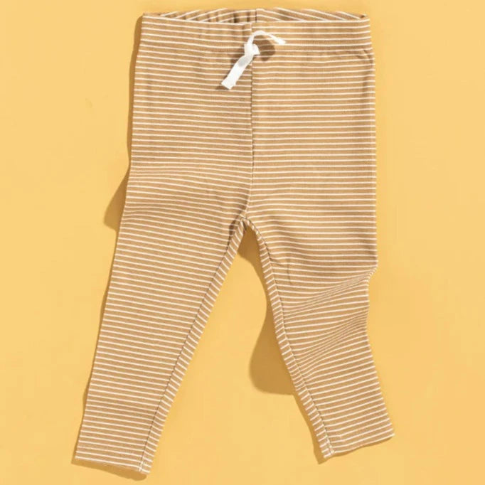 Sand Stripe Rib Baby Pant