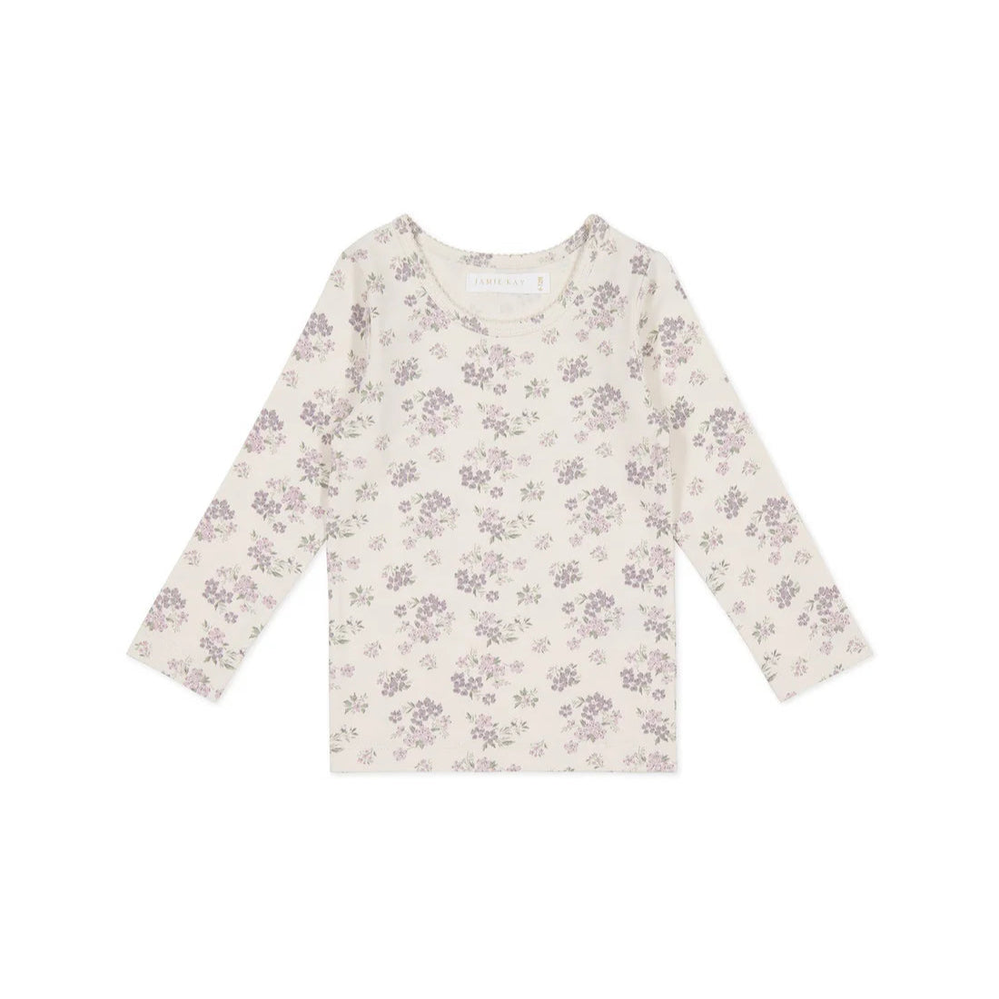 Organic Cotton Long Sleeve Top- Selena Tofu